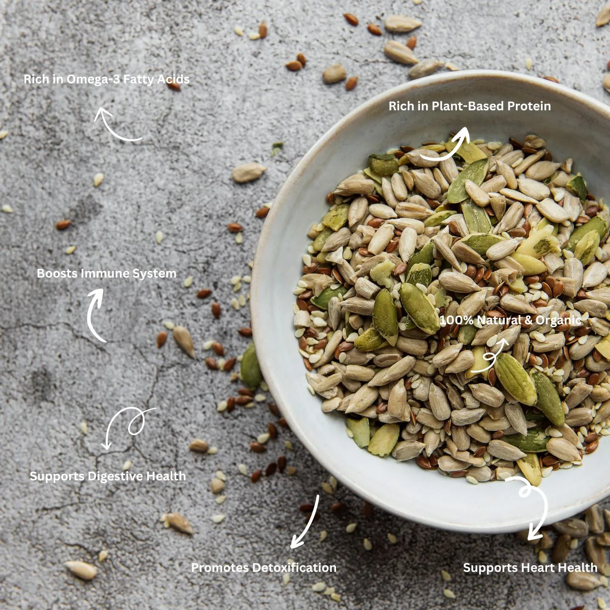 Organic Mix Seeds (100% Imported) Organic Mix Seeds (100% Imported)