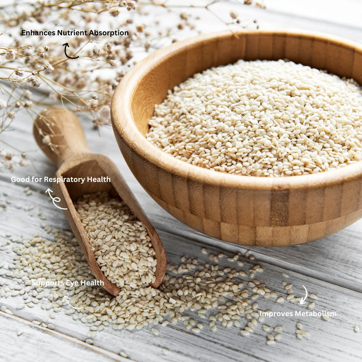 Organic Sesame Seeds (100% Imported) sesame seeds images